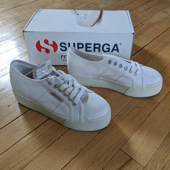 Superga Shoes - NWT SUPERGA 2790 Platform Sneaker - white
